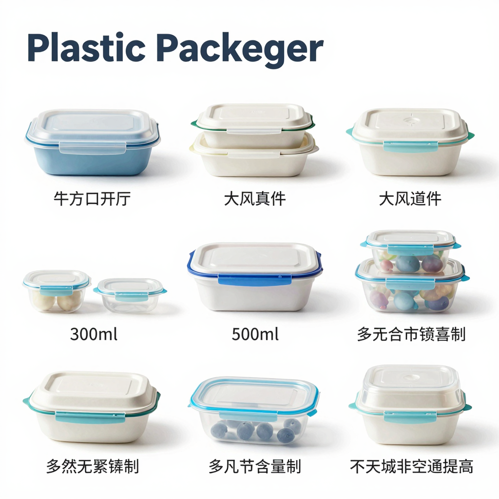 Disposable Plastic Packaging Food Containers